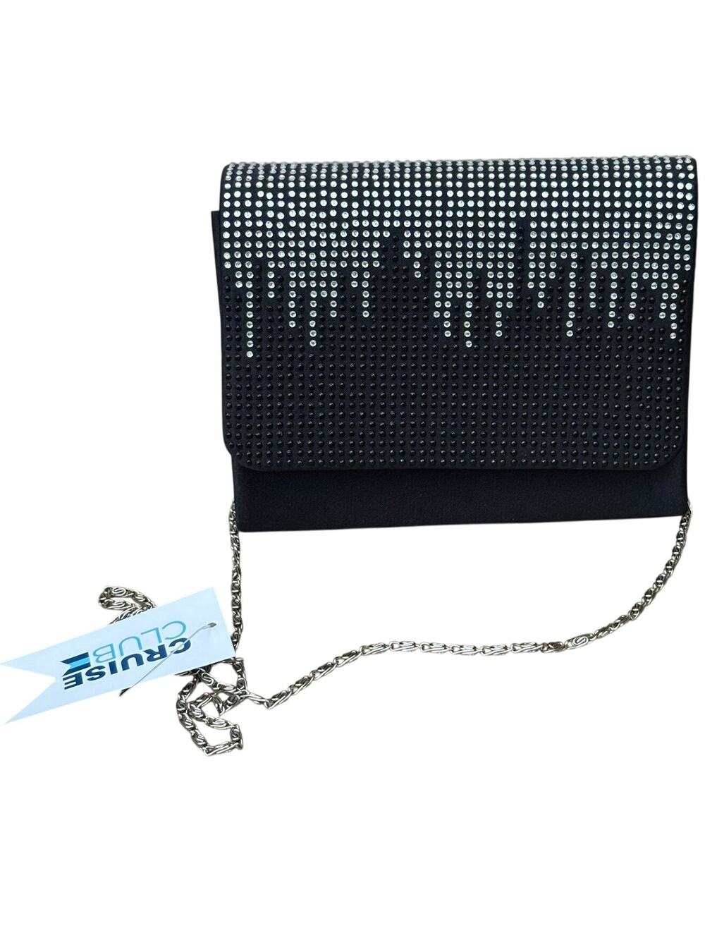 Black Crystal Cruise Club Purse